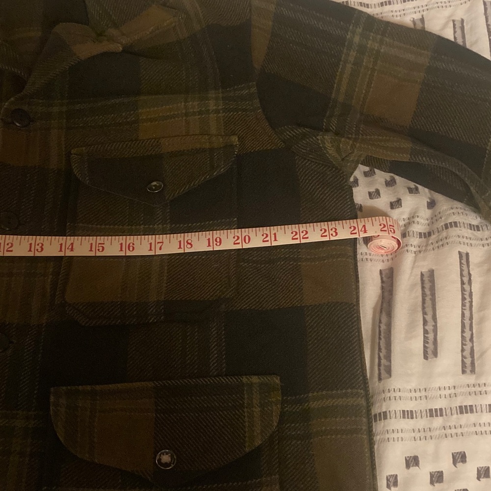 Pendleton Green and Brown Plaid Shirt Jacket - Picture 13 of 15